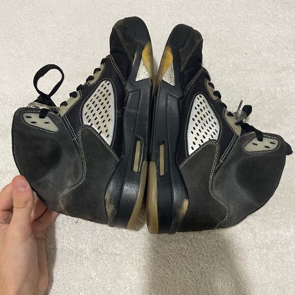 Air Jordan 5 Retro Anthracite Men's Size 11 Nike Basketball Sneakers Streetwear - Picture 8 of 14